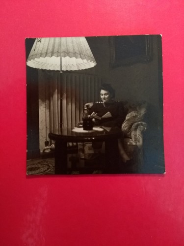 Old photo woman sitting