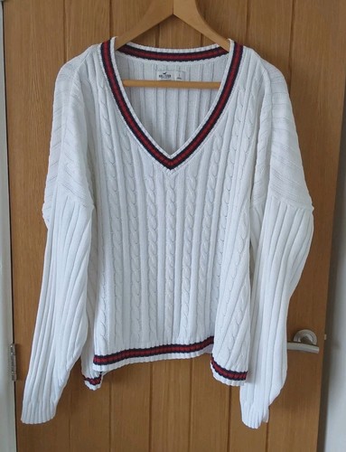 Hollister white cricket style - white,