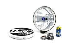 Hella Comet 500 Spotlight Set Driving Lamp Clear With Cover Bulb Mounting Kit