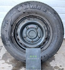 TRANSIT CUSTOM STEEL WHEEL 15" COMPLETE WITH DAVANTI TYRE SINGLE BK21-1007-AA