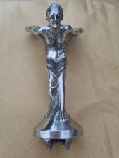 1970s kneeling spirit of ecstasy rolls royce hood ornament 