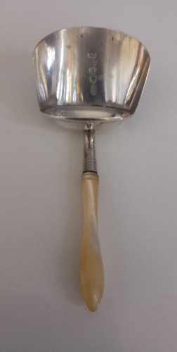Georgian silver tea caddy - silver,