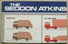 SEDDON ATKINSON RANGE Commercial Sales Brochure c1980s MUNICIPAL 301 201 401 ++