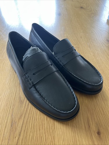 Men zara leather penny - zara,