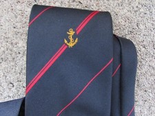 Royal Navy Anchor & Rope Motif Seaman Sailor Military Interest Tie by Artesie