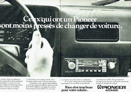 1980 pioneer kex - kex-23, car