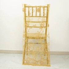 GOLD Organza Embroidered