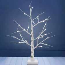 LED Birch Twig Tree White