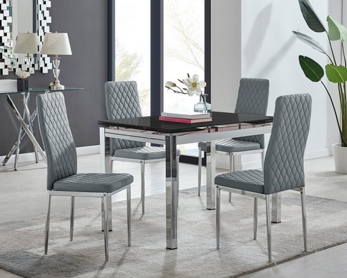 Enna black glass - glass, extending