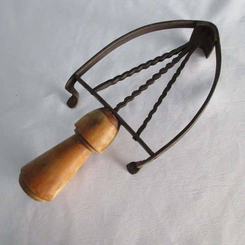 Antique flat iron trivet - antique,