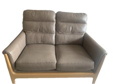 Ercol style - Cintique Lydia Leather Suite - 2 Seater Sofa Plus 2 Chairs