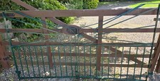 Wrought Iron Art Deco Driveway Gates Solid Iron, Antique/Vintage.