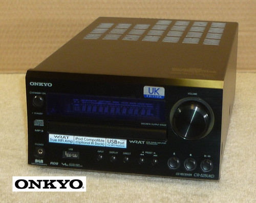 Onkyo 525ukd receiver - cd,