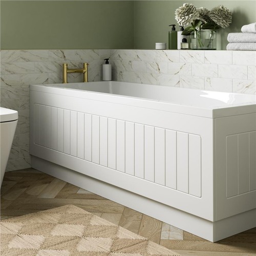 White gloss bath panel - white, 1700mm