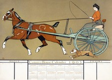 Vintage Horse Carriage Wall