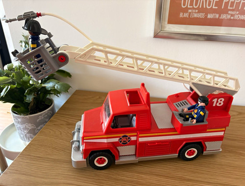 Playmobil fire engine ladder - fire,