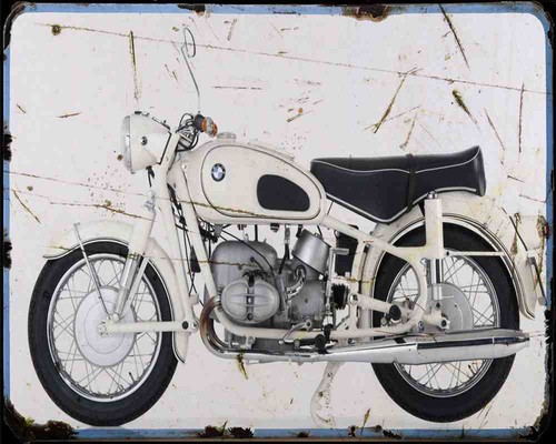Bmw r69s metal sign - bmw, a4