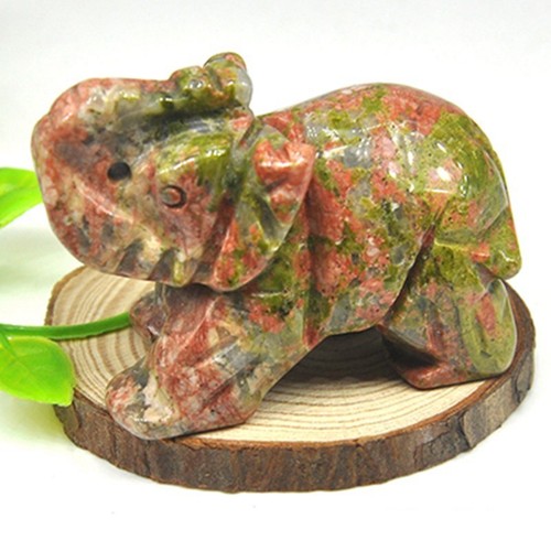 Natural unakite gem quartz - unakite,
