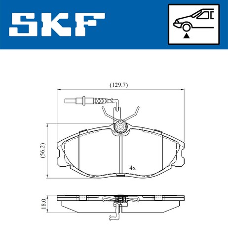 Vkbp 80477 skf - e,
