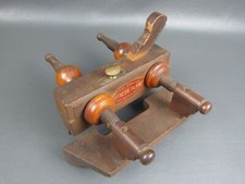 Wooden screw stem plough plane