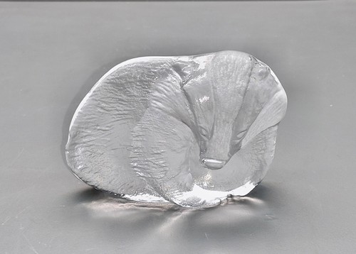 Badger 33147 glass - badger, sculpture