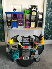 Imaginext Batman Batcave, Wayne Manor and Gothan City Jail - 3 Playsets Bundle