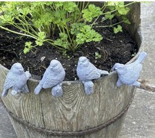 SET OF 4 POT HANGER BIRDS