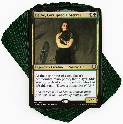 Custom commander deck - commander, deck***
