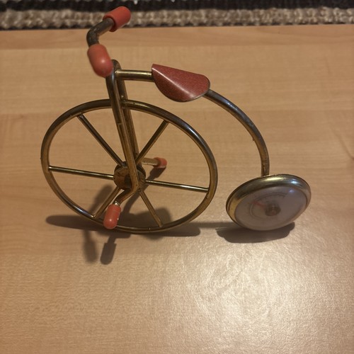 Vintage brass penny farthing - brass,