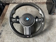 2017 BMW F22 2 SERIES M SPORT BLACK LEATHER PADDLE SHIFT STEERING WHEEL
