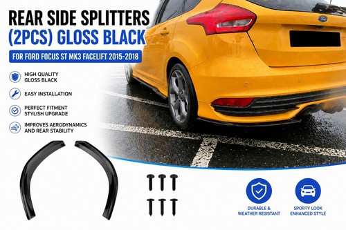 Rear side splitters - rear,