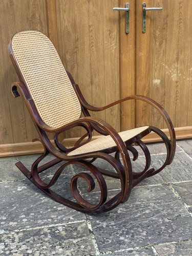 Vintage bentwood rocking - a,
