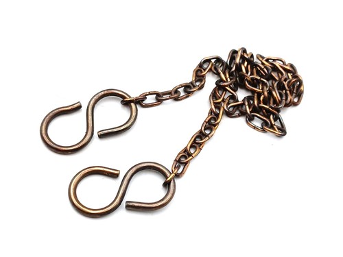 Plated chandelier chain with - chain, 2