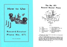 Record 071 Router Plane Manual
