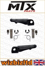 Kawasaki ZRX 1100 1997-2005 [MTX Front Black Replacement Footrests]