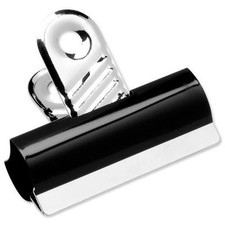 Bulldog Clips Black Metal