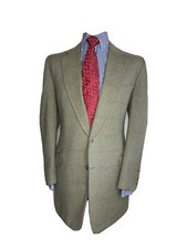 BESPOKE HAND MADE SIMS & MACDONALDS LONDON HUNTING & SHOOTING JACKET CANVASSED