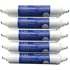5 x In Line Fridge Water Filters Compatible with Samsung, Daewoo, LG etc