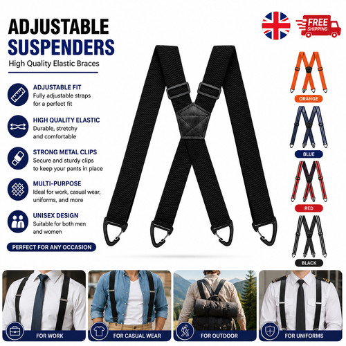 Mens heavy duty elastic - mens,