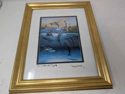 Wyland jim warren dolphin - wyland,