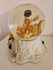 winnie the pooh music box snow