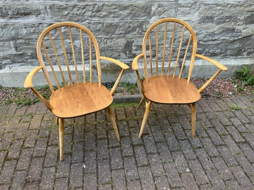 Pair vintage ercol - a, of