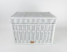Wicker Crate White Laundry