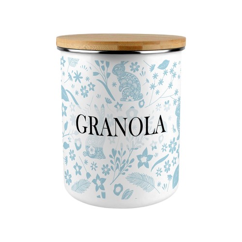 Blue rabbits granola storage - blue,