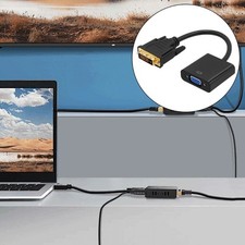 1080p DVI D To VGA Adapter Connectors For Computer And TV Monitors Compatibility