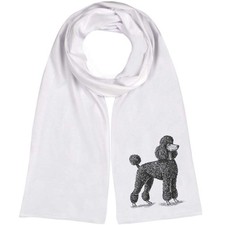 'Black Poodle Side View'