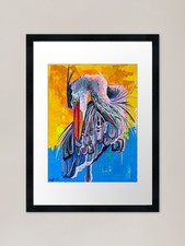 Grey Heron - traditional