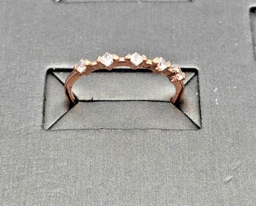 Rose gold tone clear - rose,