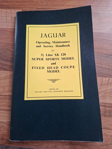 Jaguar operating maintenance - jaguar, operating,,maintenance