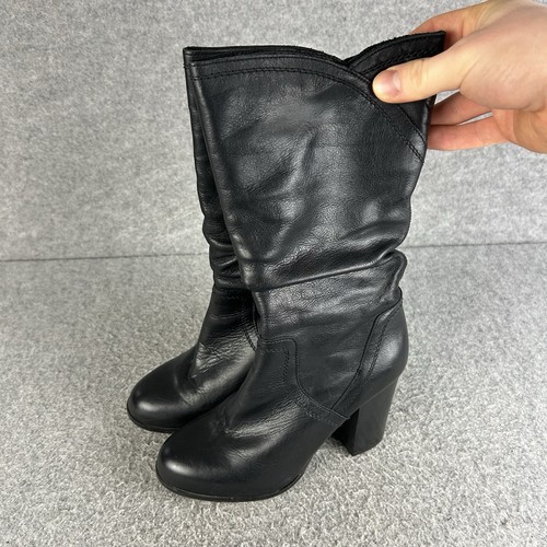 Red dead leather boots - red,